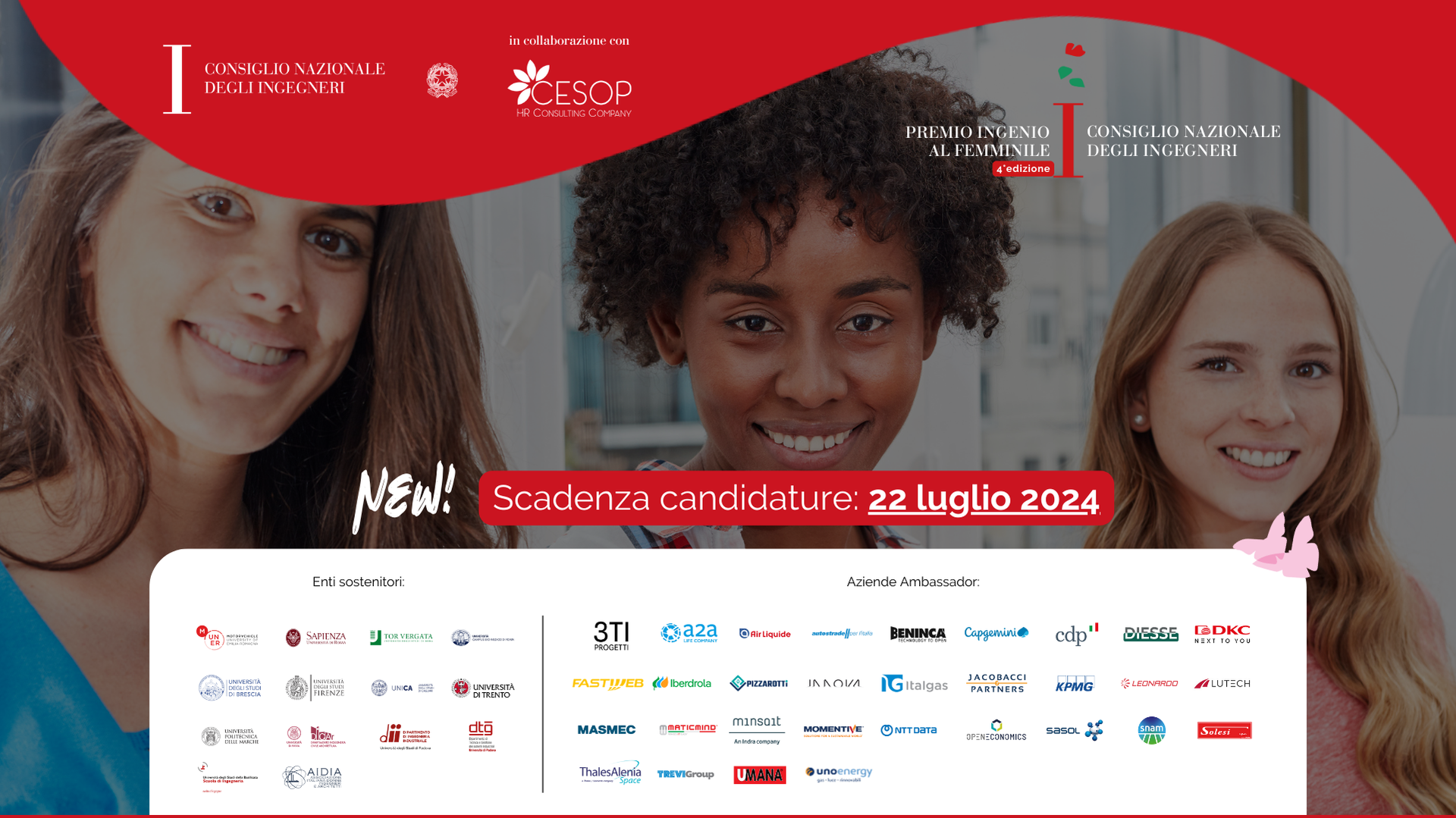 Premio tesi di laurea Ingenio al Femminile promosso da CNI